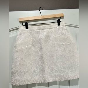 NEW WITH TAGS - Club Monaco Jacquard A-line mini skirt